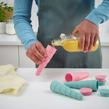 UPPFYLLD Ice lolly maker, pop-up turquoise/pink, 16 cm