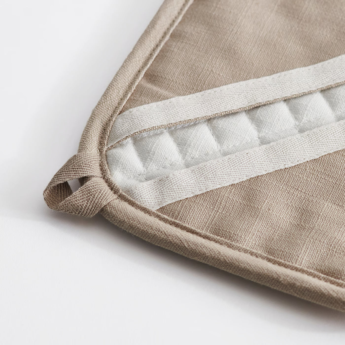 VÄLVÅRDAD Pot holder, beige, 19x19 cm
