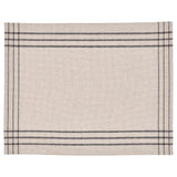 VÅRARV Place mat, dark grey/natural, 35x45 cm