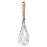 VARDAGEN Balloon whisk, stainless steel/beech, 30 cm