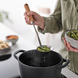 VARDAGEN Skimmer, stainless steel/beech, 32 cm