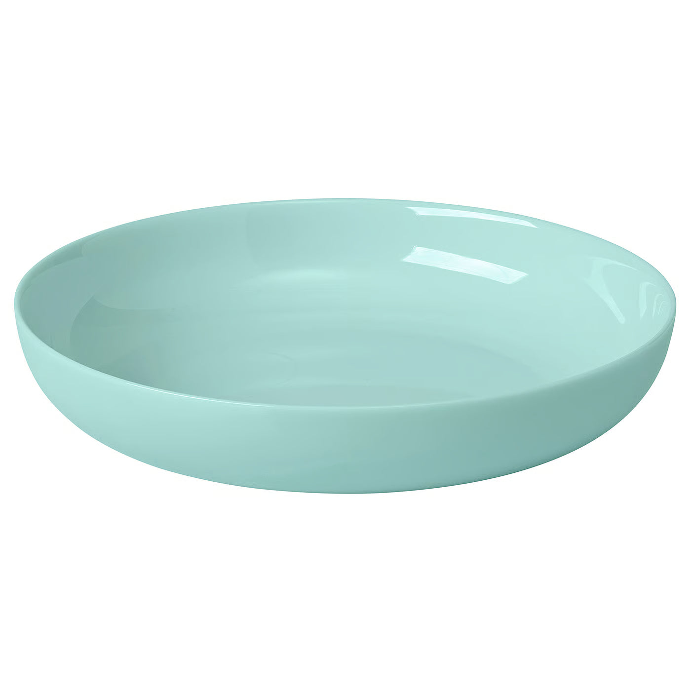 VITBLECKA Plate, turquoise, 21 cm