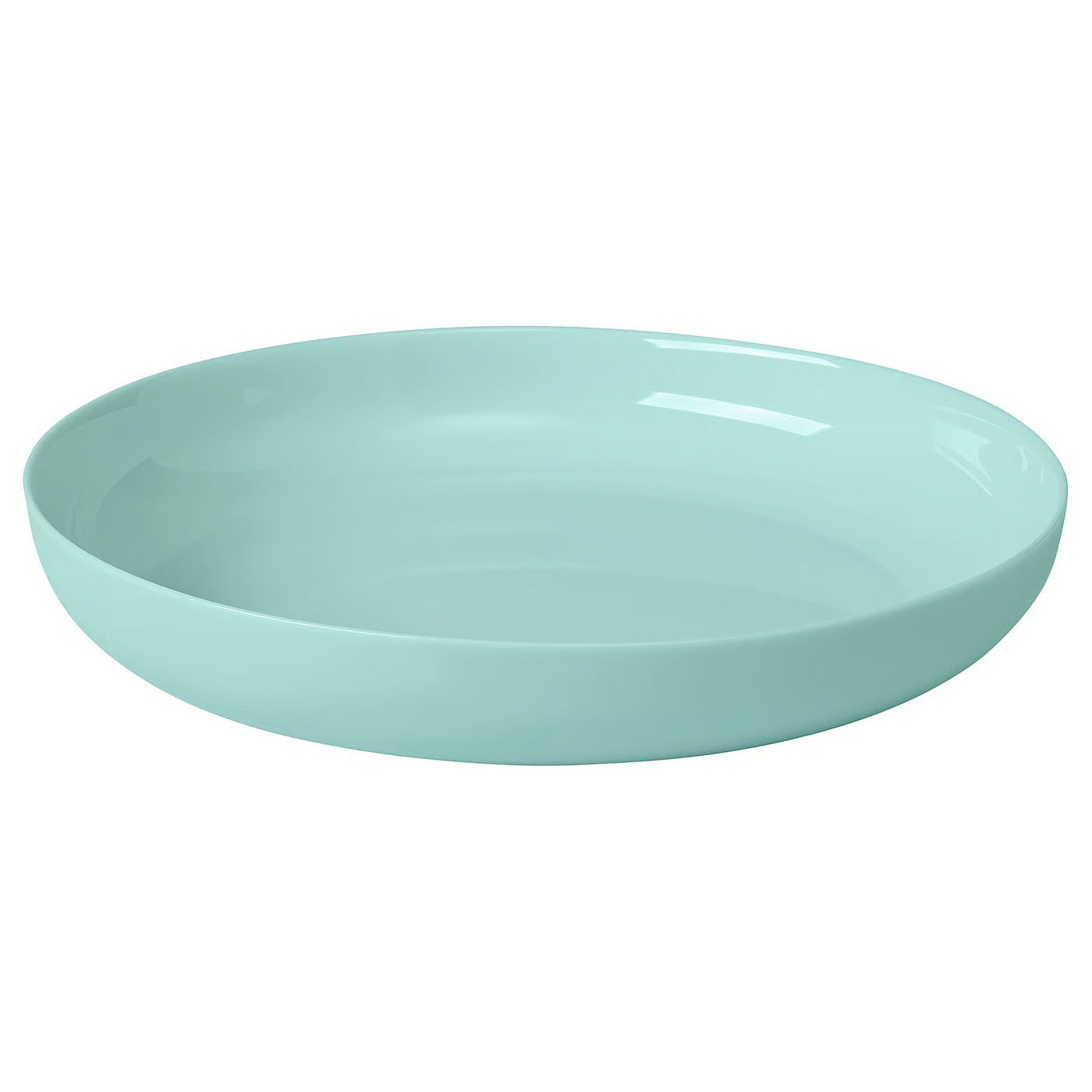 VITBLECKA Plate, turquoise, 25 cm