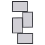 YLLEVAD Collage frame for 4 photos, black, 21x41 cm